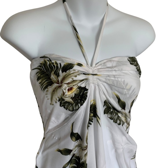 TROPICAL-GROUP  Halter neck Hawaiian Dress Size M - Picture 4 of 6